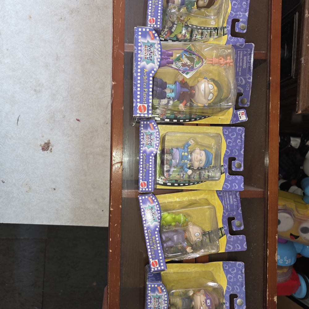 Mattel Rugrats Action Figures - Purple, Yellow, Green
